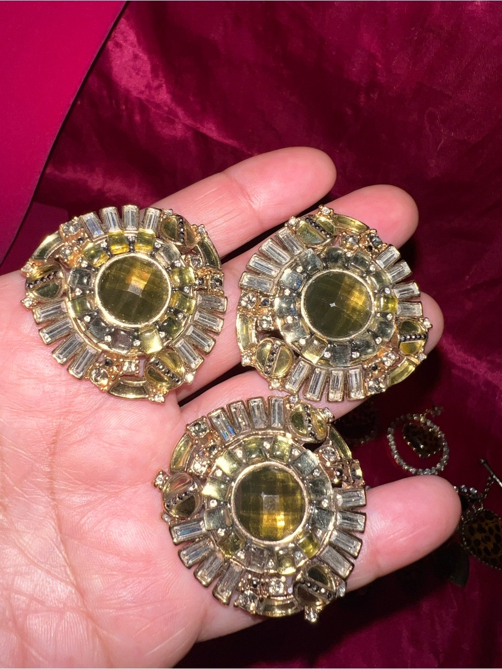 Betsey Johnson Ultra Rare Earrings and Ring Set